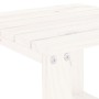 Tumbonas con mesa 2 uds madera maciza de pino blanco de , Tumbonas - Ref: Foro24-3157680, Precio: 248,22 €, Descuento: %