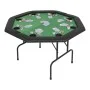 Folding poker table in 2 octagonal green for 8 players by vidaXL, Game and poker tables - Ref: Foro24-80211, Price: 119,97 €,...