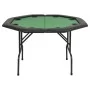 Folding poker table in 2 octagonal green for 8 players by vidaXL, Game and poker tables - Ref: Foro24-80211, Price: 119,97 €,...