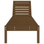 Tumbonas 2 unidades madera maciza de pino marrón 199,5x60x74 cm de , Tumbonas - Ref: Foro24-825072, Precio: 159,99 €, Descuen...