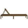 Loungers 2 units solid brown pine wood 199.5x60x74 cm by , Loungers - Ref: Foro24-825072, Price: 158,51 €, Discount: %