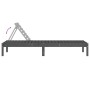 Tumbonas 2 unidades madera maciza de pino gris 199,5x60x74 cm de , Tumbonas - Ref: Foro24-825070, Precio: 159,99 €, Descuento: %