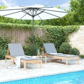 Tumbonas 2 unidades madera maciza de pino 199,5x60x74 cm de , Tumbonas - Ref: Foro24-825066, Precio: 184,27 €, Descuento: %