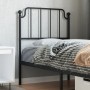 Cabecero de metal negro 75 cm de , Cabeceros y pies de cama - Ref: Foro24-373913, Precio: 19,28 €, Descuento: %