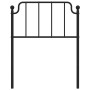 Cabecero de metal negro 75 cm de , Cabeceros y pies de cama - Ref: Foro24-373913, Precio: 19,28 €, Descuento: %