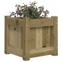 Jardinera madera maciza de pino impregnada 31x31x31 cm de , Maceteros y jardineras - Ref: Foro24-837402, Precio: 29,10 €, Des...