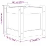 Jardinera madera maciza de pino impregnada 31x31x31 cm de , Maceteros y jardineras - Ref: Foro24-837402, Precio: 29,10 €, Des...