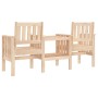 Banco de jardín con mesa 2 plazas madera maciza de pino de , Bancos de jardín - Ref: Foro24-825149, Precio: 135,29 €, Descuen...