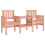 Banco de jardín con mesa 2 plazas madera maciza abeto Douglas de , Bancos de jardín - Ref: Foro24-825154, Precio: 150,16 €, D...