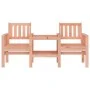Banco de jardín con mesa 2 plazas madera maciza abeto Douglas de , Bancos de jardín - Ref: Foro24-825154, Precio: 148,13 €, D...