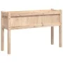 Jardinera con patas madera maciza de pino 110x31x70 cm de , Maceteros y jardineras - Ref: Foro24-837564, Precio: 59,81 €, Des...