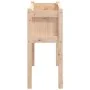 Jardinera con patas madera maciza de pino 110x31x70 cm de , Maceteros y jardineras - Ref: Foro24-837564, Precio: 59,81 €, Des...