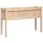 Jardinera con patas madera maciza de pino 110x31x70 cm de , Maceteros y jardineras - Ref: Foro24-837564, Precio: 59,81 €, Des...