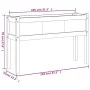 Jardinera con patas madera maciza de pino 110x31x70 cm de , Maceteros y jardineras - Ref: Foro24-837564, Precio: 59,81 €, Des...