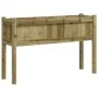 Jardinera con patas madera de pino impregnada 110x31x70 cm de , Maceteros y jardineras - Ref: Foro24-837572, Precio: 69,09 €,...