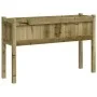 Jardinera con patas madera de pino impregnada 110x31x70 cm de , Maceteros y jardineras - Ref: Foro24-837572, Precio: 69,09 €,...