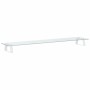 Soporte de monitor vidrio templado y metal blanco 100x20x8 cm de , Bases y elevadores para ordenadores - Ref: Foro24-374218, ...
