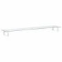 Soporte de monitor vidrio templado y metal blanco 100x20x8 cm de , Bases y elevadores para ordenadores - Ref: Foro24-374218, ...