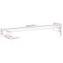 Soporte de monitor vidrio templado y metal blanco 100x20x8 cm de , Bases y elevadores para ordenadores - Ref: Foro24-374218, ...