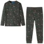 Pijama infantil de manga larga caqui 140 de , Pijamas de niños - Ref: Foro24-12688, Precio: 15,61 €, Descuento: %