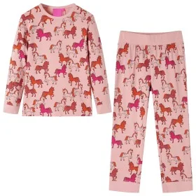 Pijama infantil de manga larga rosa claro 116 de , Pijamas de niños - Ref: Foro24-13756, Precio: 11,24 €, Descuento: %