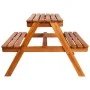 Mesa de pícnic infantil y sombrilla acacia maciza 79x90x60 cm de vidaXL, Mesas de jardín - Ref: Foro24-43990, Precio: 134,84 ...