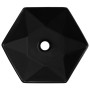 Lavabo 41x36,5x12 cm cerámica negro de vidaXL, Lavabos - Ref: Foro24-143914, Precio: 63,71 €, Descuento: %
