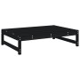 Juego de muebles de jardín 4 pzas madera maciza de pino negro de , Conjuntos de jardín - Ref: Foro24-3186596, Precio: 390,08 ...