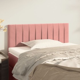 Cabecero de terciopelo rosa 90x5x78/88 cm de , Cabeceros y pies de cama - Ref: Foro24-346227, Precio: 49,56 €, Descuento: %