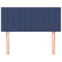 Cabecero de tela azul 80x5x78/88 cm de , Cabeceros y pies de cama - Ref: Foro24-346206, Precio: 37,27 €, Descuento: %