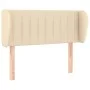 Cream fabric headboard 93x23x78/88 cm by , Headboards and footboards - Ref: Foro24-3117369, Price: 54,95 €, Discount: %