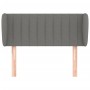 Cabecero de tela gris oscuro 83x23x78/88 cm de , Cabeceros y pies de cama - Ref: Foro24-3117357, Precio: 47,89 €, Descuento: %