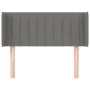 Kopfteil aus dunkelgrauem Stoff, 83 x 16 x 78/88 cm von , Kopf- und Fußteile - Ref: Foro24-3118981, Preis: 42,89 €, Rabatt: %