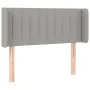Kopfteil aus hellgrauem Stoff, 93 x 16 x 78/88 cm von , Kopf- und Fußteile - Ref: Foro24-3118988, Preis: 60,89 €, Rabatt: %