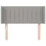 Kopfteil aus hellgrauem Stoff, 93 x 16 x 78/88 cm von , Kopf- und Fußteile - Ref: Foro24-3118988, Preis: 60,89 €, Rabatt: %