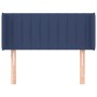Cabecero de tela azul 103x16x78/88 cm de , Cabeceros y pies de cama - Ref: Foro24-3119002, Precio: 47,95 €, Descuento: %