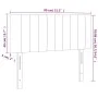 Black fabric headboard with LED 80x5x78/88 cm by , Headboards and footboards - Ref: Foro24-3121826, Price: 38,01 €, Discount: %