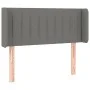 Dark gray fabric headboard with LED 83x16x78/88 cm by , Headboards and footboards - Ref: Foro24-3123449, Price: 50,78 €, Disc...