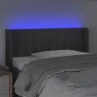 Dark gray fabric headboard with LED 83x16x78/88 cm by , Headboards and footboards - Ref: Foro24-3123449, Price: 50,78 €, Disc...