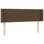 Cabecero con LED de tela marrón oscuro 147x16x78/88 cm de , Cabeceros y pies de cama - Ref: Foro24-3123475, Precio: 69,73 €, ...
