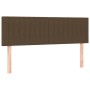 Cama box spring con colchón tela marrón oscuro 140x190 cm de , Camas y somieres - Ref: Foro24-3129868, Precio: 440,34 €, Desc...
