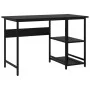 Escritorio para ordenador de MDF y metal negro 105x55x72 cm de , Escritorios - Ref: Foro24-20550, Precio: 74,39 €, Descuento: %
