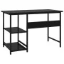 Escritorio para ordenador de MDF y metal negro 105x55x72 cm de , Escritorios - Ref: Foro24-20550, Precio: 74,39 €, Descuento: %