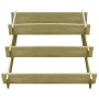 Jardinera con 3 niveles de madera impregnada 90x90x35 cm de , Maceteros y jardineras - Ref: Foro24-41916, Precio: 44,56 €, De...