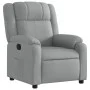 Sillón reclinable de tela gris claro de , Sillones - Ref: Foro24-373536, Precio: 178,04 €, Descuento: %