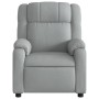 Sillón reclinable de tela gris claro de , Sillones - Ref: Foro24-373536, Precio: 185,88 €, Descuento: %