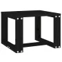 Mesa auxiliar de jardín madera maciza pino negro 40x38x28,5 cm de , Mesas de jardín - Ref: Foro24-825083, Precio: 28,91 €, De...