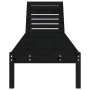 Tumbonas 2 unidades madera maciza de pino negro 199,5x60x74 cm de , Tumbonas - Ref: Foro24-825074, Precio: 159,91 €, Descuent...