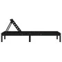 Tumbonas 2 unidades madera maciza de pino negro 199,5x60x74 cm de , Tumbonas - Ref: Foro24-825074, Precio: 158,39 €, Descuent...