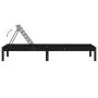 Tumbonas 2 unidades madera maciza de pino negro 199,5x60x74 cm de , Tumbonas - Ref: Foro24-825074, Precio: 158,39 €, Descuent...